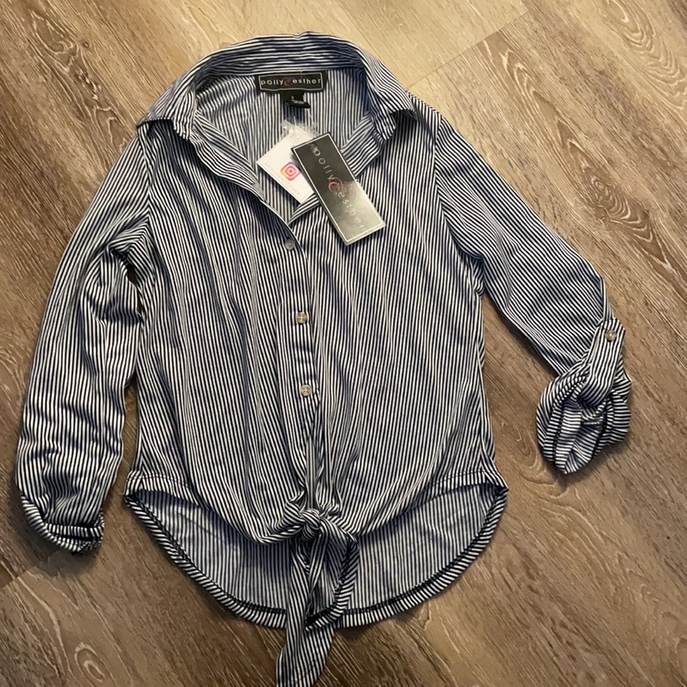 Cute casual button-up long sleeve